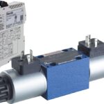 پروپرشنال جهتی شیر بوش رکسروت مدل 4WRAE10W1-60-2X/G24N9K31/F1V SYMBOL W1, ELECTRICAL WITH ON-BOARD 24 VDC